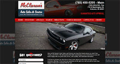 Desktop Screenshot of mcclaransautosales.com